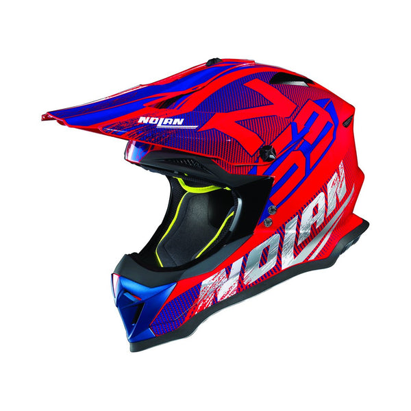 N53 Off-Road Helmet Red Blue White XL Extra Large 62cm