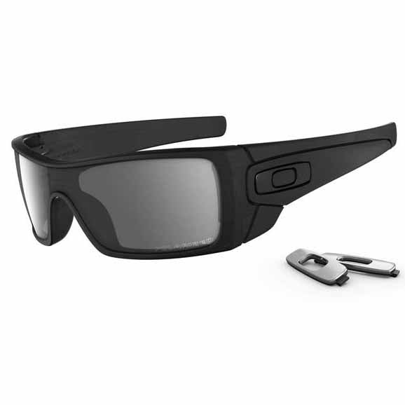 OA-OO9101-35 - Oakley Polarised Batwolf Sunglasses - Matte Black Ink frame with Black Iridium Polarised Lens