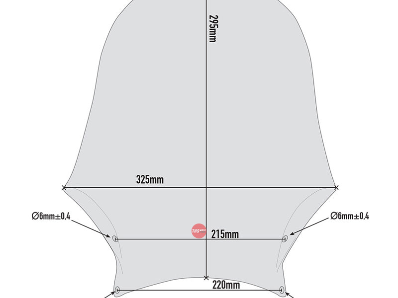 Givi Universal Screen Small Smoked With Kit (specific Kits Also Avail) A201