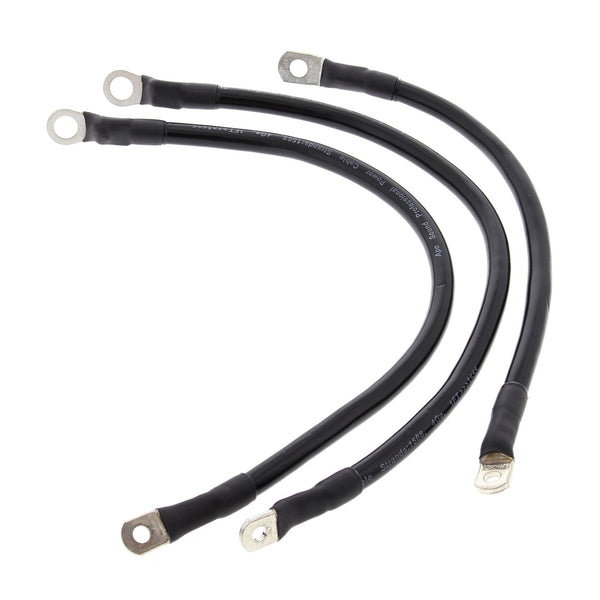 All Balls Racing Battery Cable Kit - Black. Fits Fxr 1982-1988.