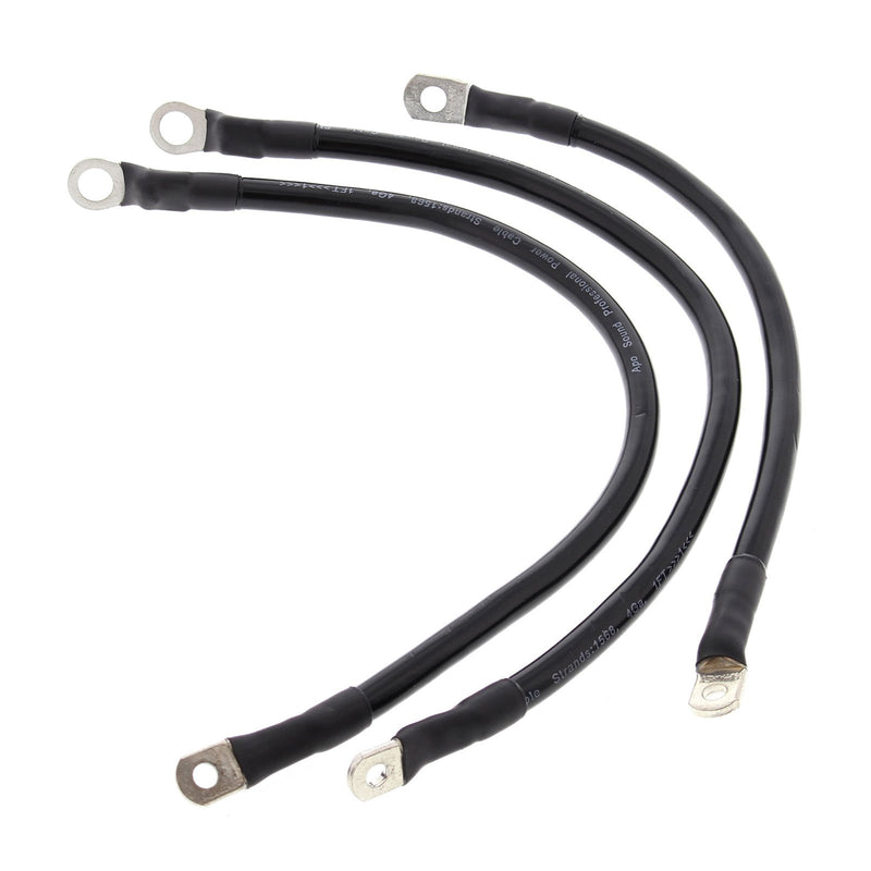 All Balls Racing Battery Cable Kit - Black. Fits Fxr 1982-1988.