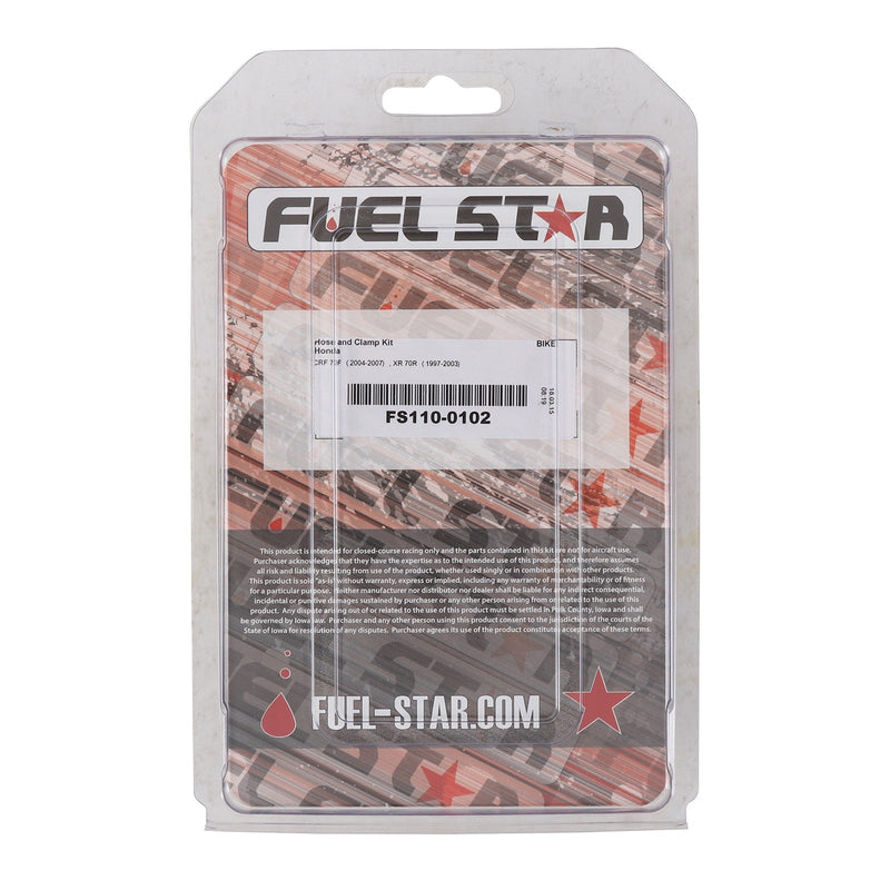 FUEL STAR Hose and Clamp Kit FS110-0102