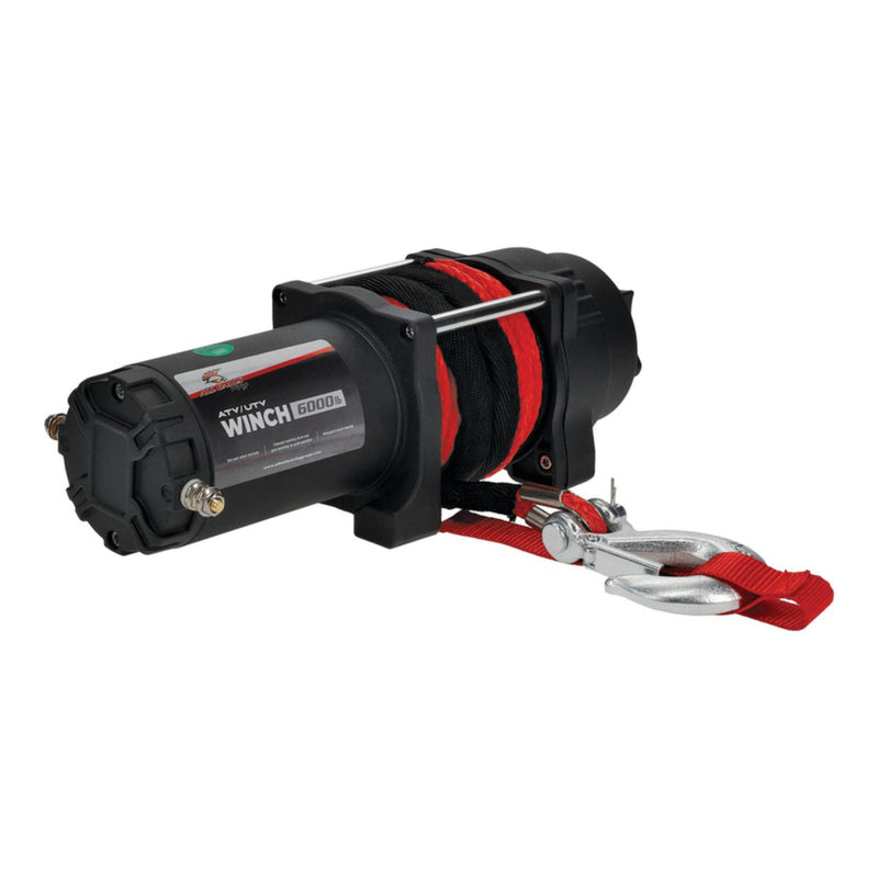 All Balls Racing 4 Bolt Winch 6000LB Synthetic Rope