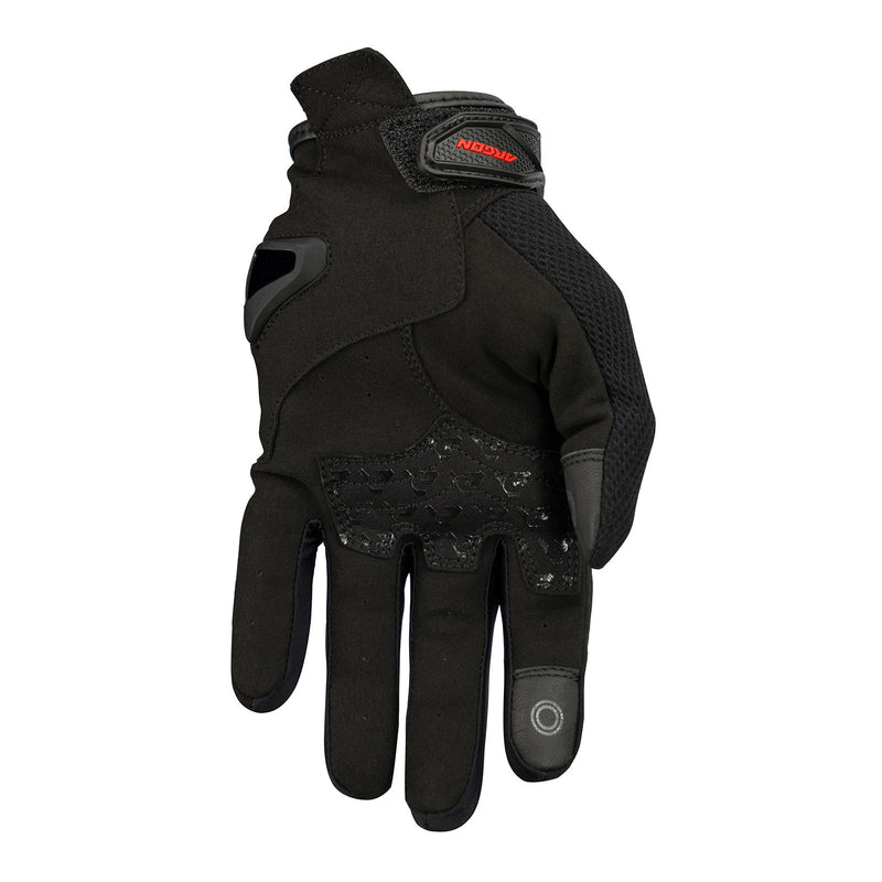 Argon Swift Glove Stealth Black Red Size Small