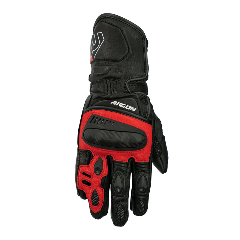 Argon Engage Glove Stealth Black Red Size Small