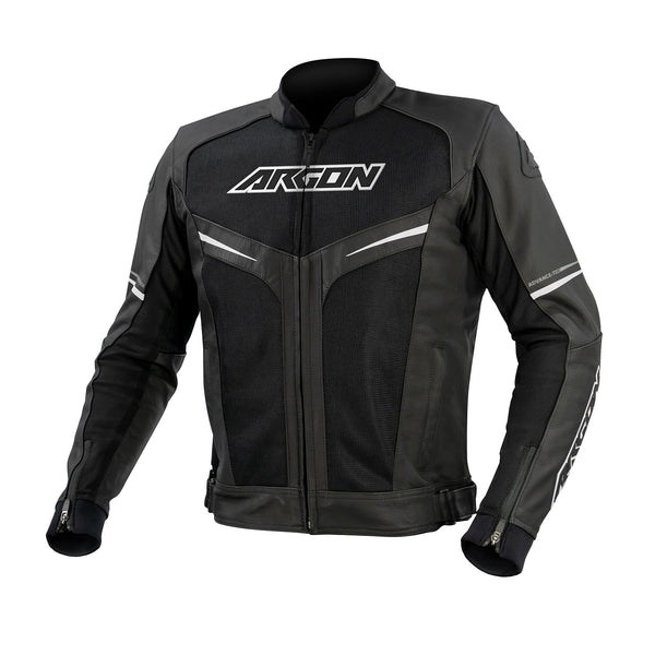 Argon Fusion Jacket Black White Size 50