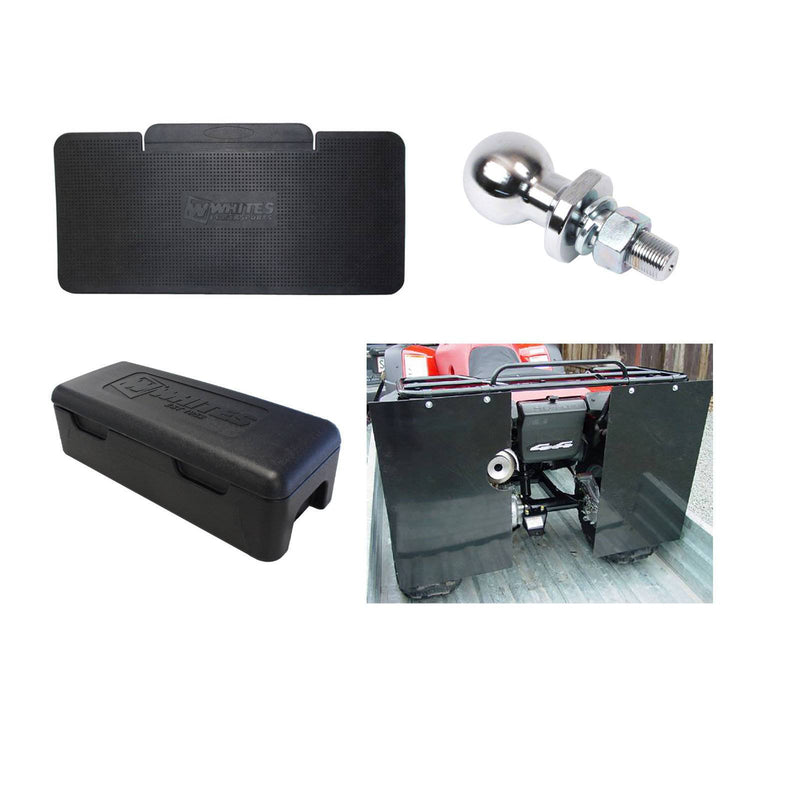Whites Motorcycle Parts Atv Bundle Contains, Box, Dog Mat, Mudflaps, T/ball