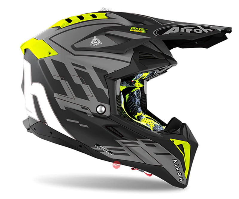 Airoh Rampage Black Matt Aviator 3 Helmet MX S 55-56cm