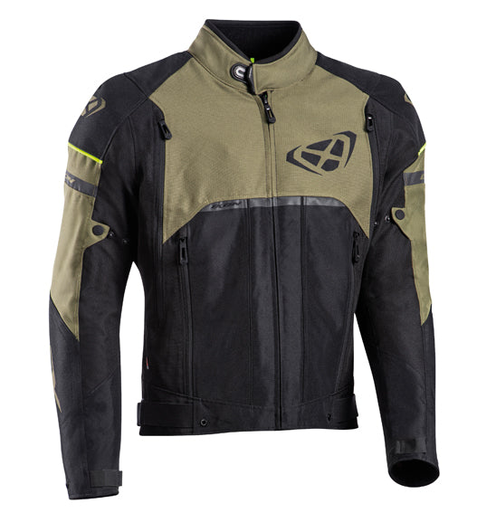 Ixon ALL ROAD Black Khaki Road Jacket Size Large