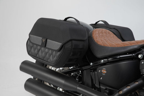 Sw Motech Legend Gear Side Bag System Lh2/Lh1 25.5/19.5L Soft Tail Strbob (17-) Standard (20-)