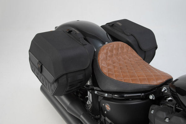 Sw Motech Legend Gear Side Bag System Lh2/Lh1 25.5/19.5L Soft Tail Strbob (17-) Standard (20-)