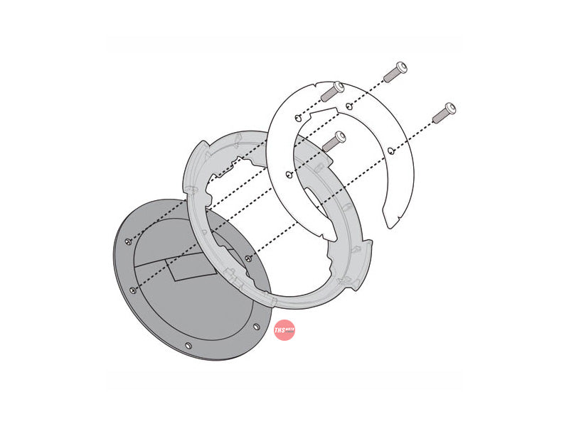 Givi Tanklock Flange Multiple Models Kawasaki BF04