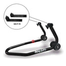 Bike Lift FS10 Front Paddock Motorcycle Stand Adjustable Black with SACY/10 Under Fork Adaptors