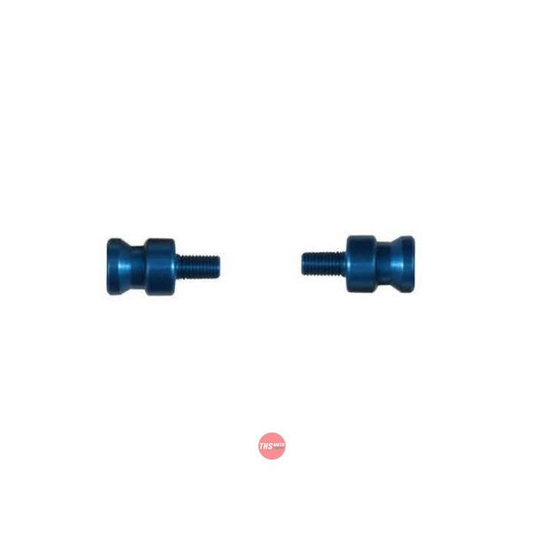 Bike Lift 10mm Rear Paddock Stand Bobbin Set Blue