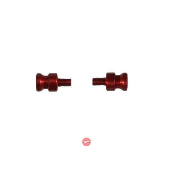 Bike Lift 10mm Rear Paddock Stand Bobbin Set Red