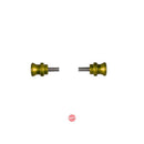 Bike Lift 8mm Rear Paddock Stand Bobbin Set Gold -Nla