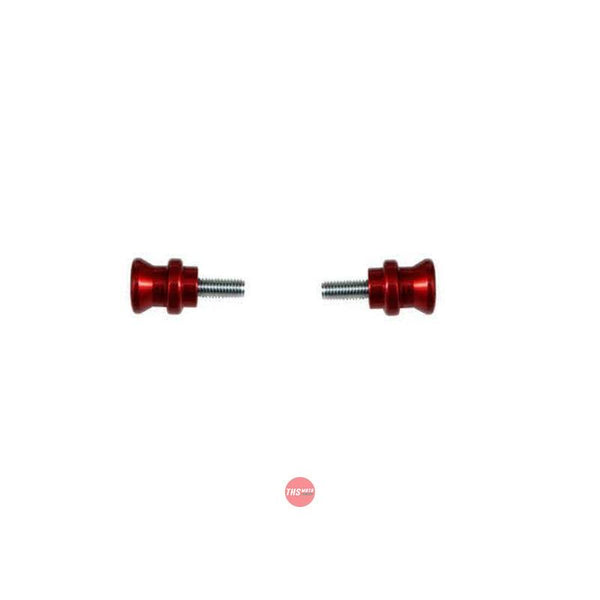 Bike Lift 8mm Rear Paddock Stand Bobbin Set Red
