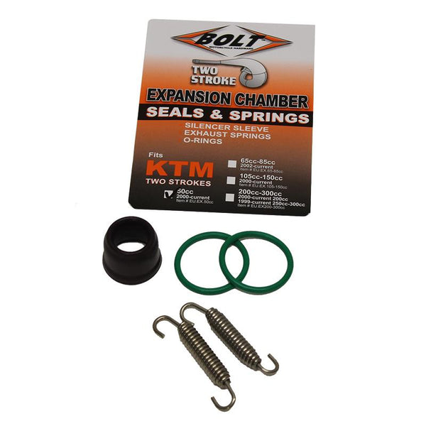 BOLT EXHAUST O-RING PACK KTM 50SX 02-