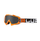 Blur B-10 Goggles Adult Two Face Org/Blk/Wht (Silv Lens)
