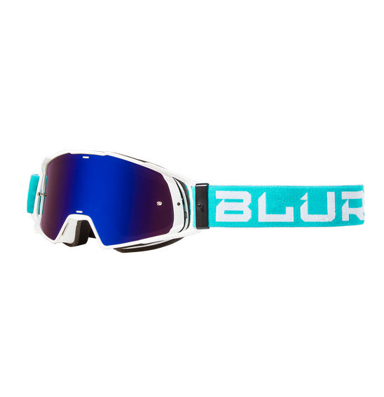 Blur B-20 Goggles Flat Teal/Wht Rad-Blue Adult
