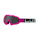 Blur B-10 Goggles Adult Two Face Pnk/Blk/Wht (Silv Lens)