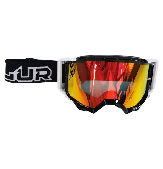 Blur B-Otg Gog Blk Rad-Red W/Clr Lens Adult