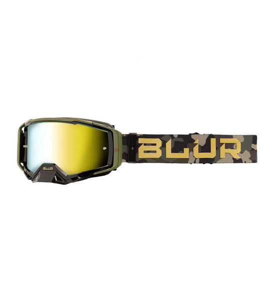 Blur B-40 Goggle Black/Camo (Gold Lens)