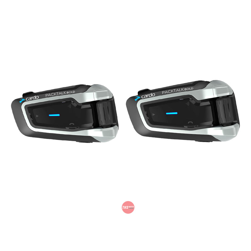Cardo® Packtalk Bold Duo Pair Premium Bluetooth Mesh Motorcycle Intercom