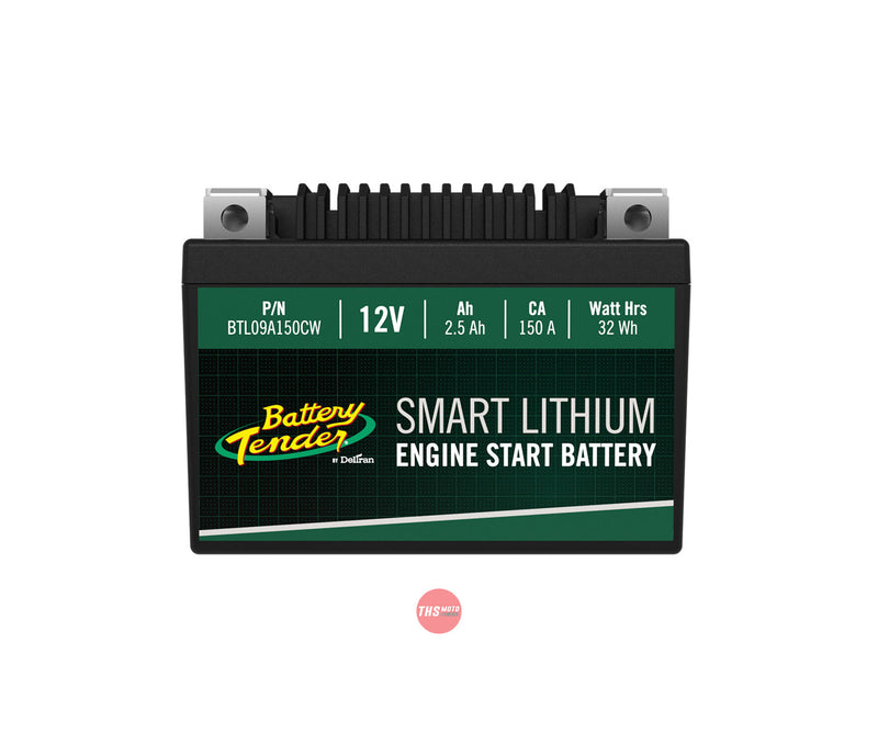 Battery Tender® 2.5AH 150CA Lithium Engine Start Battery With Smart BMS BTL09A150CW