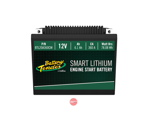Battery Tender® 6.1AH 360CA Lithium Engine Start Battery With Smart BMS BTL20A360CW