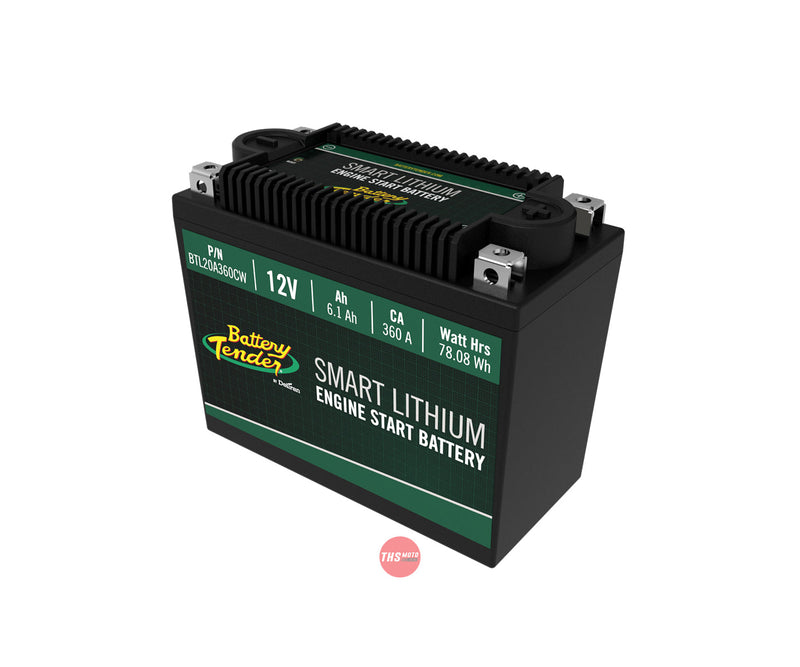 Battery Tender® 6.1AH 360CA Lithium Engine Start Battery With Smart BMS BTL20A360CW