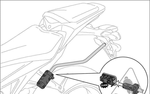 SW Motech Pannier Mounts Ninja 400 Kawasaki 2018-2020