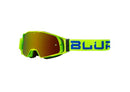 Blur B-20 Goggles Flat Hi-Vz/Blu Rad-Red Adult