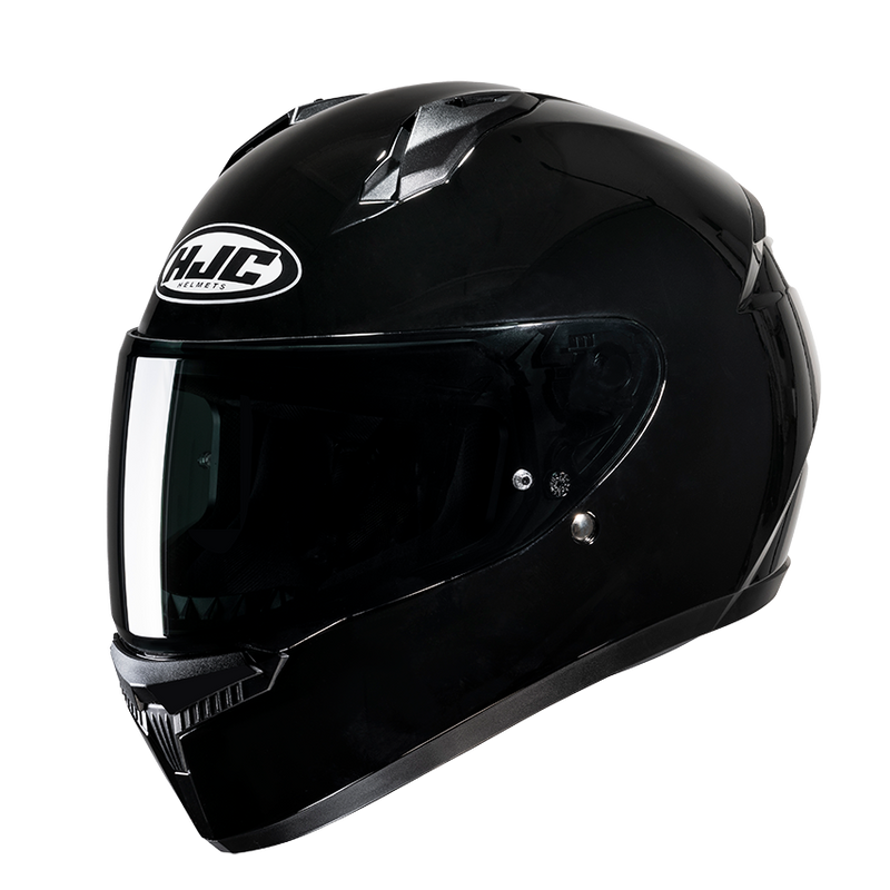 HJC C10 Metal Black Motorcycle Helmet Size Large 59cm