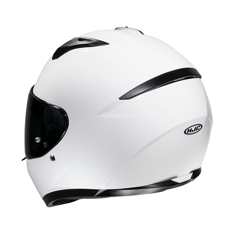 HJC C10 White Motorcycle Helmet Size Large 59cm