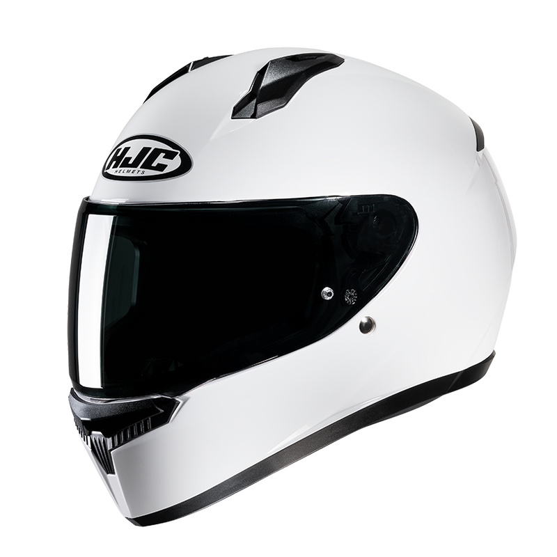 HJC C10 White Motorcycle Helmet Size XL 61cm