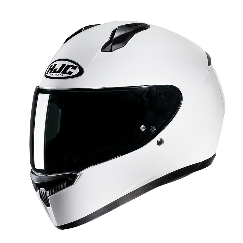 HJC C10 White Motorcycle Helmet Size Large 59cm