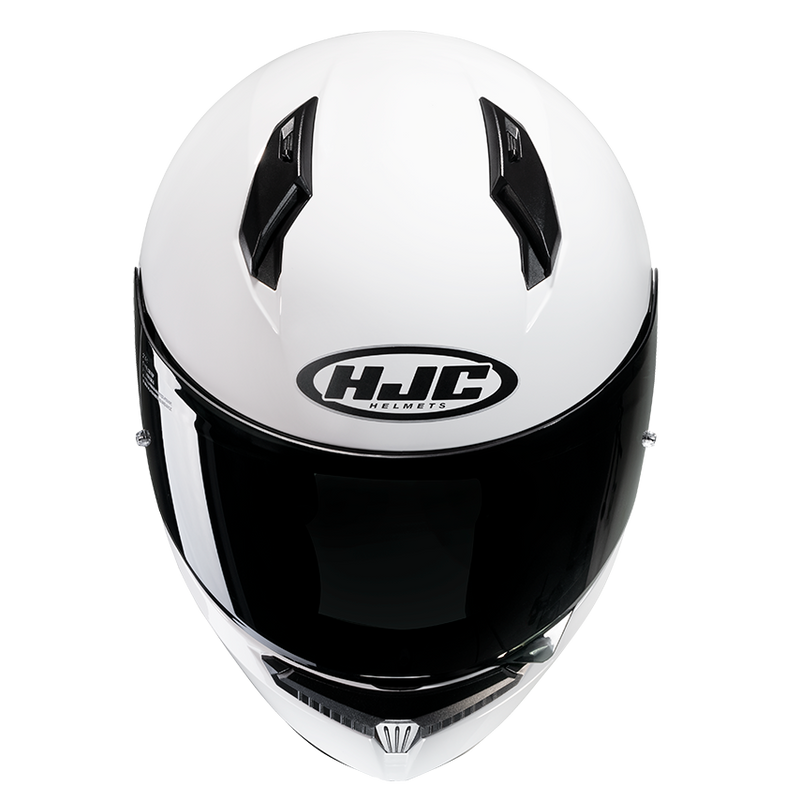 HJC C10 White Motorcycle Helmet Size 2XL 63cm