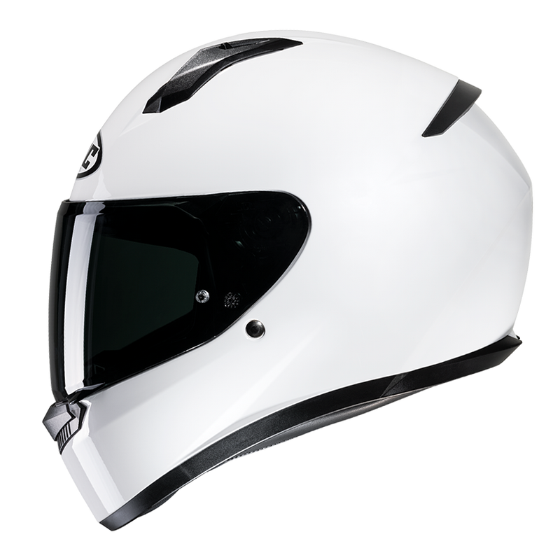 HJC C10 White Motorcycle Helmet Size XL 61cm