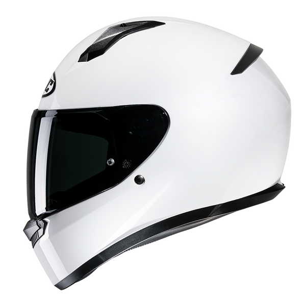 HJC C10 White Motorcycle Helmet Size XS 55cm