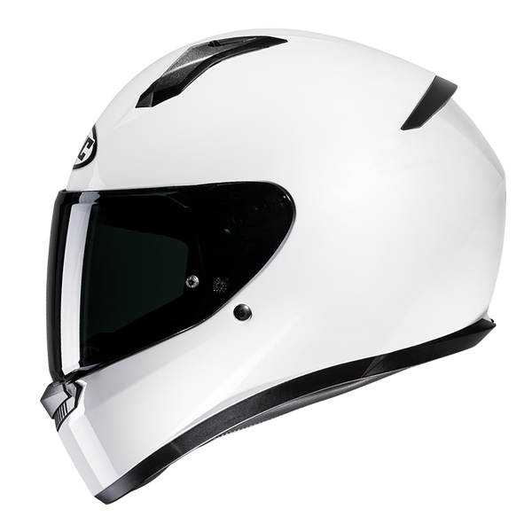 HJC C10 White Motorcycle Helmet Size Large 59cm
