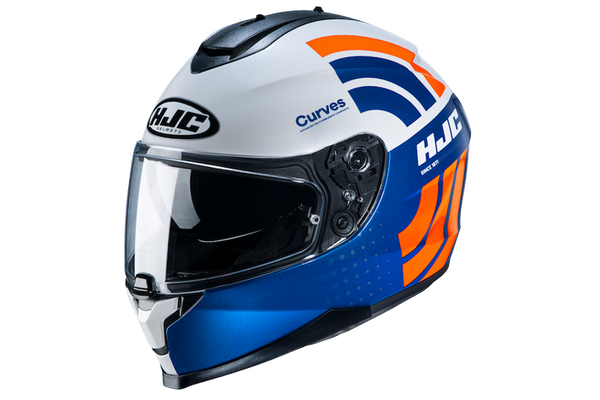 HJC C70 Curves MC27 Motorcycle Helmet Size Medium 58cm