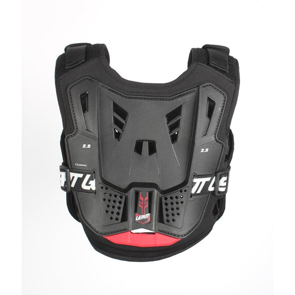 LEATT CHEST PROTECTOR 2.5 BLK/RED KIDS 110-134CM