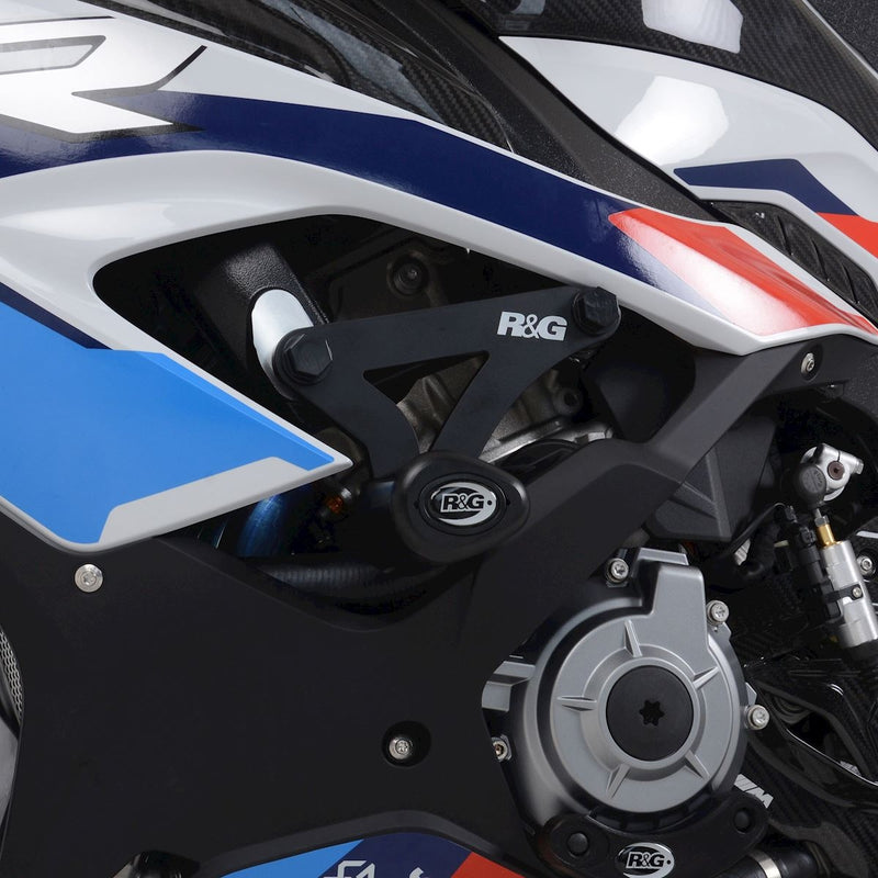 R&G Crash Prot Aero Blue BMW M1000R Asymmetrical RACE Kit