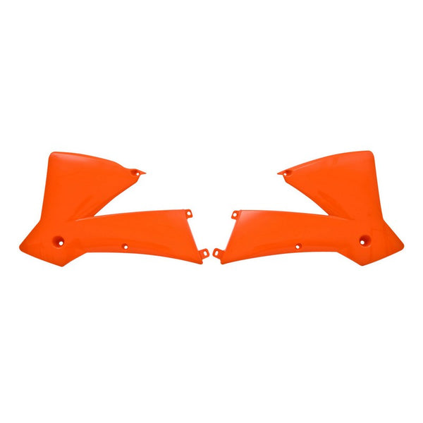 Rtech Radiator Shrouds Ktm 85Sx 06-12 Adaptable For 04-05 Models Orange