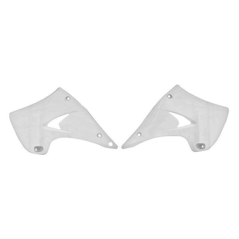 Rtech Radiator Shrouds Pair Kawasaki Kx125 Kx250 03-10 White