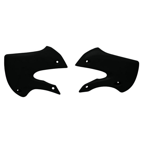 Rtech Radiator Shrouds Rm65 Kx65 01-21 Klx110 02-09 Black