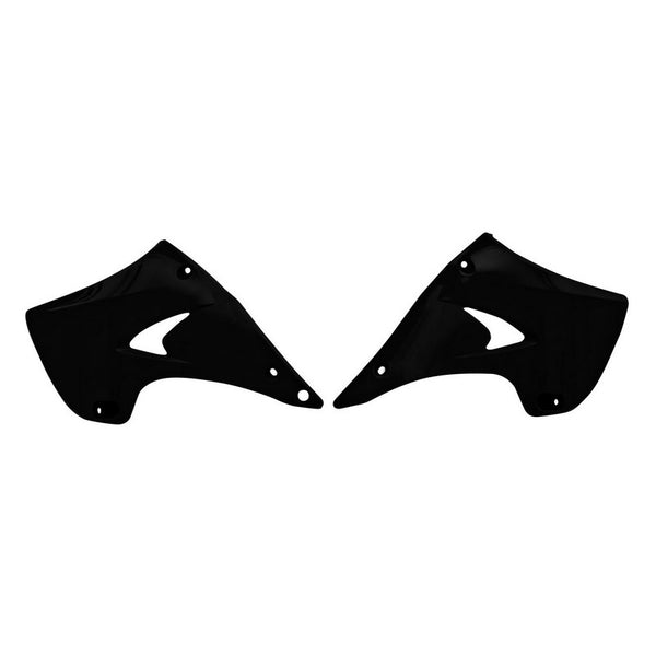 Rtech Radiator Shrouds Kx125 Kx250 03-10 Black