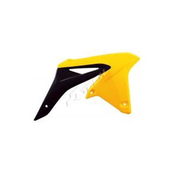 Rtech Radiator Shrouds RMZ250 10-18 Yellow Black