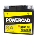 Poweroad Nano Gel Sealed Factory Activated Powersports Battery YG53030